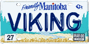 Viking licence plate