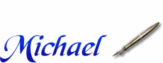 Michael animated signature