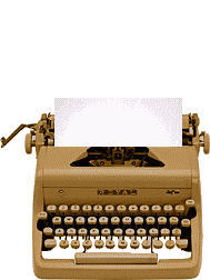 Typewriter typing