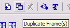Duplicate Frame button