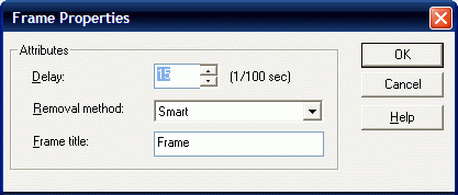Frame Removal dialog box