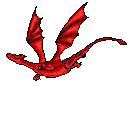 Red Dragon flying