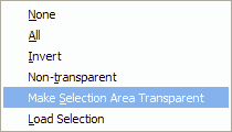 Selection Tool Options Popup